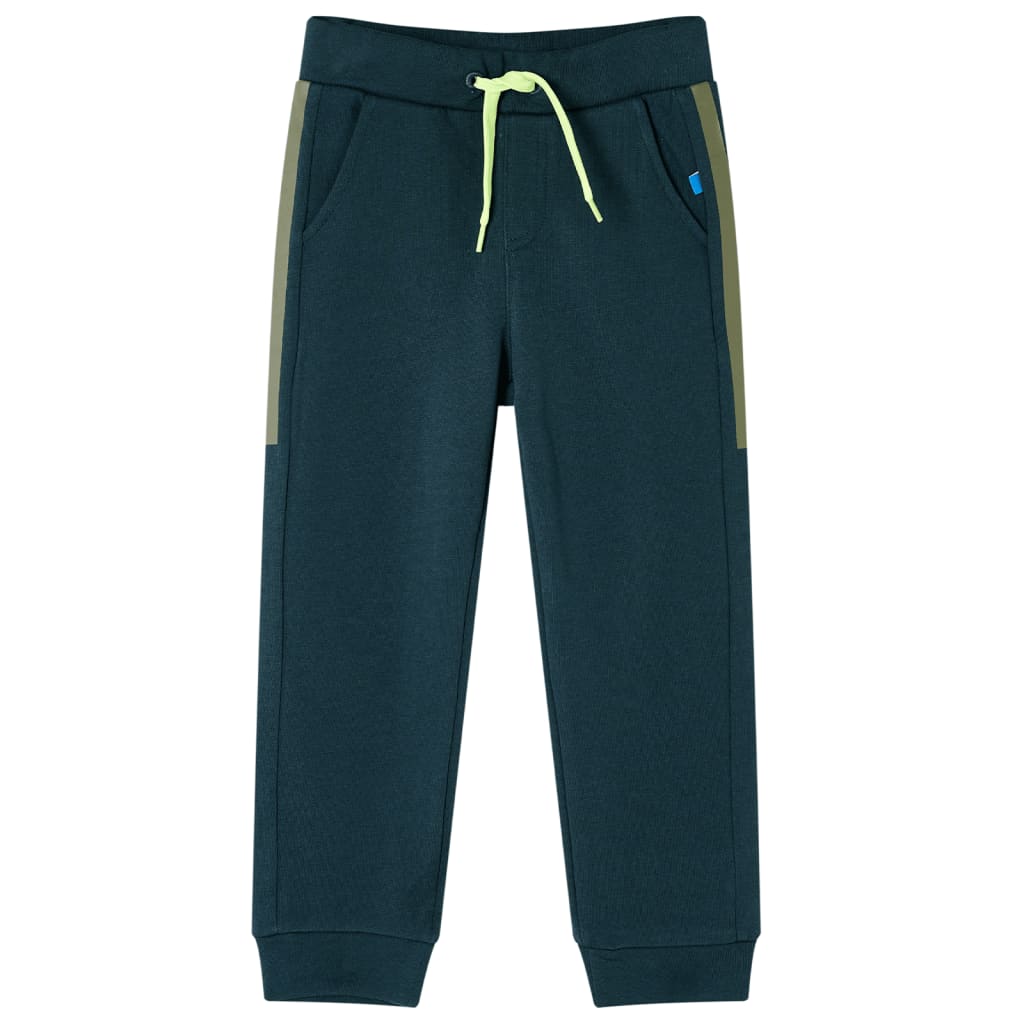 Pantaloni da jogging per bambini Vidaxl con Mossgroen da cofena