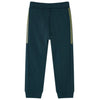 Pantalones de trote de Vidaxl para niños con cordero 128 Mossgroen