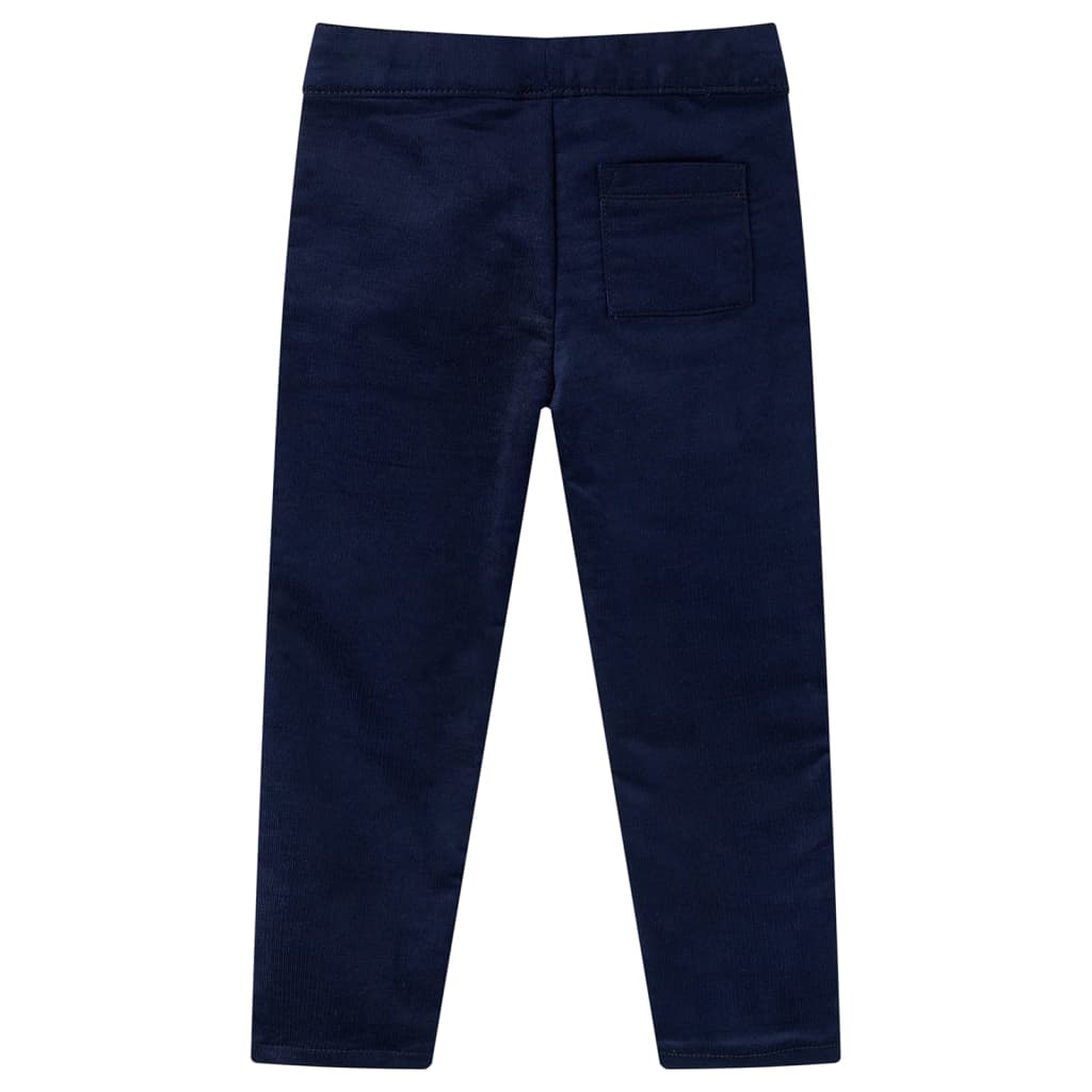 Vidaxl Kinderbroek 104 Donkermarineblauw