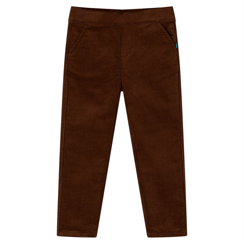 Vidaxl Kinderbroek 92 Cognac -Colored