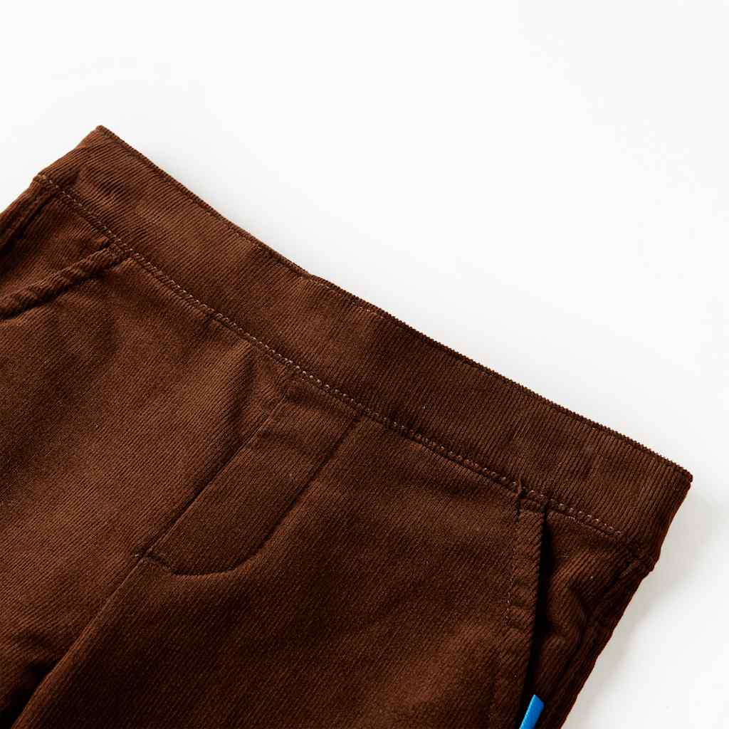 Vidaxl Kinderbroek 92 Cognac -Colored