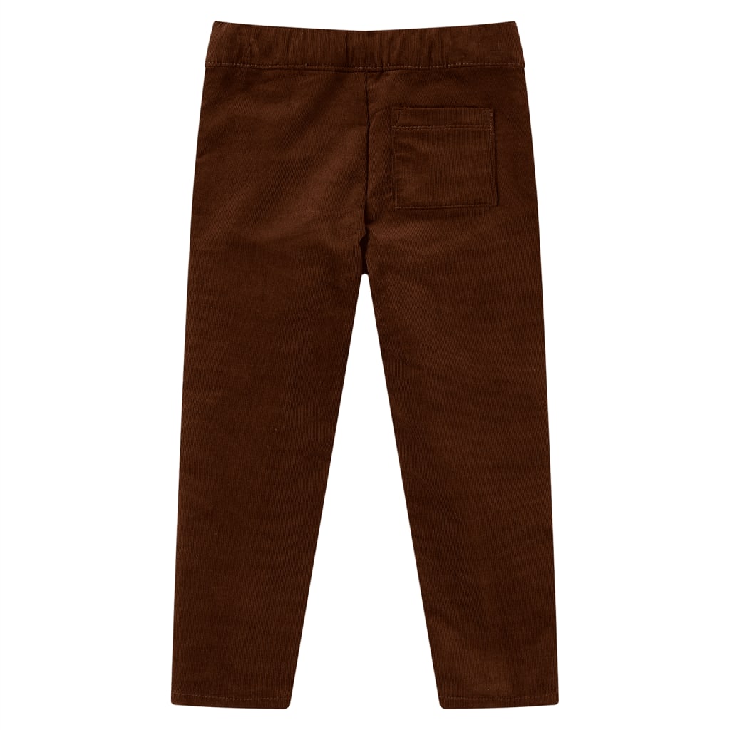 Vidaxl Kinderbroek 104 Cognac -Colored