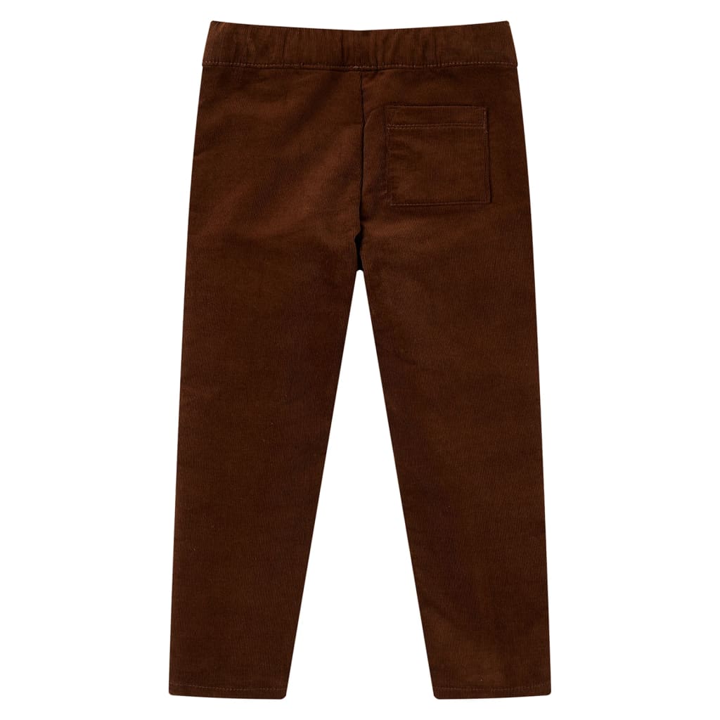 Vidaxl Kinderbroek 116 Cognac -Colored