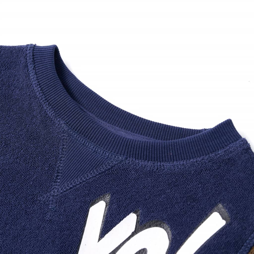 Vidaxl Children's Sweater 116 Dark Marine Blue