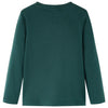 VidaXL Kindershirt met lange mouwen 140 donkergroen