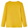 Camisa infantil de Vidaxl con mangas largas 92 OCHER OCRE