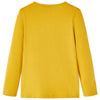 Camicia per bambini Vidaxl con maniche lunghe 116 Ocher scuro