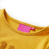 Vidaxl kindershirt met lange mouwen 128 donker okerkleurig