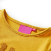 Vidaxl kindershirt met lange mouwen 140 donker okerkleurig