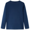 Camicia per bambini Vidaxl con maniche lunghe 140 blu navy