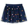 Gonna per bambini Vidaxl con tulle e punti 140 blu navy
