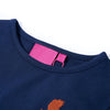 Camicia per bambini Vidaxl con maniche lunghe 104 blu navy