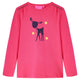 Camicia per bambini Vidaxl con maniche lunghe 104 rosa brillante