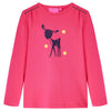 Vidaxl kindershirt met lange mouwen 116 felroze