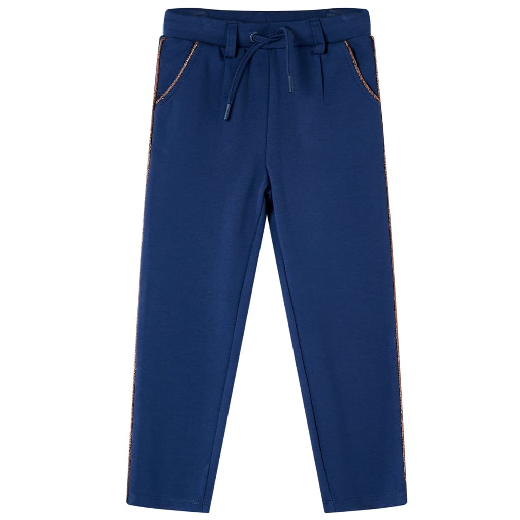 Vidaxl Kinderbroek con blu navy corse 104