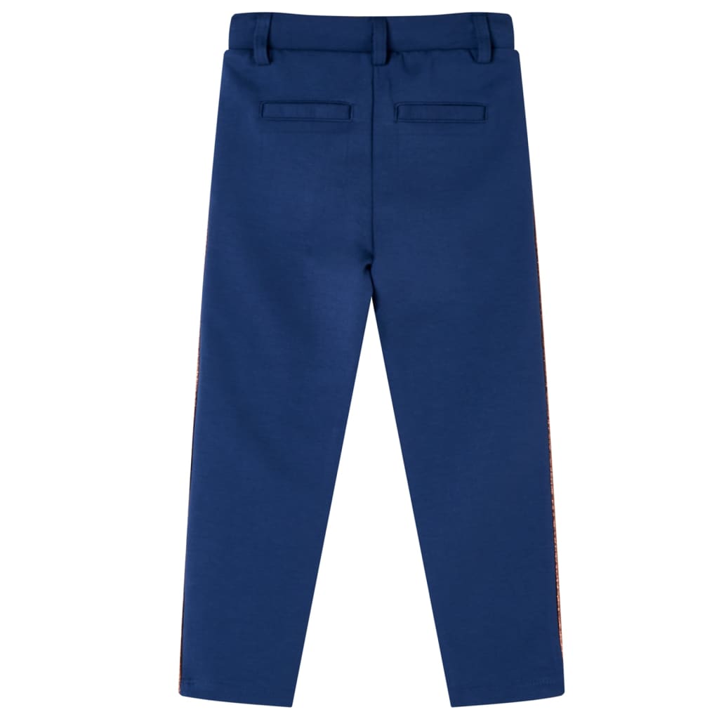 Vidaxl Kinderbroek con cordero 104 azul marino