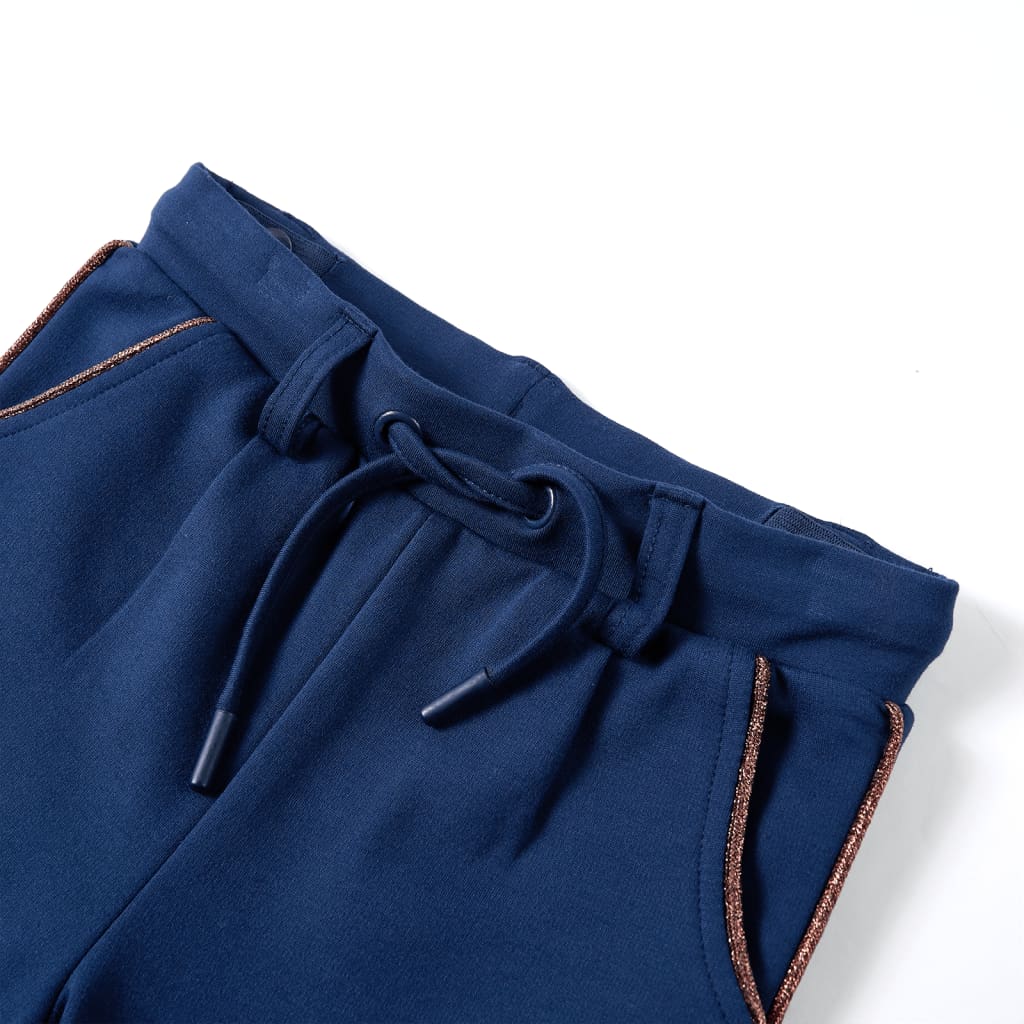 Vidaxl Kinderbroek con blu navy corse 104