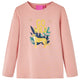Camicia per bambini Vidaxl con maniche lunghe 140 rosa chiaro