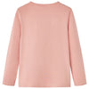 Camicia per bambini Vidaxl con maniche lunghe 140 rosa chiaro
