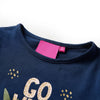 Camicia per bambini Vidaxl con maniche lunghe 128 blu navy