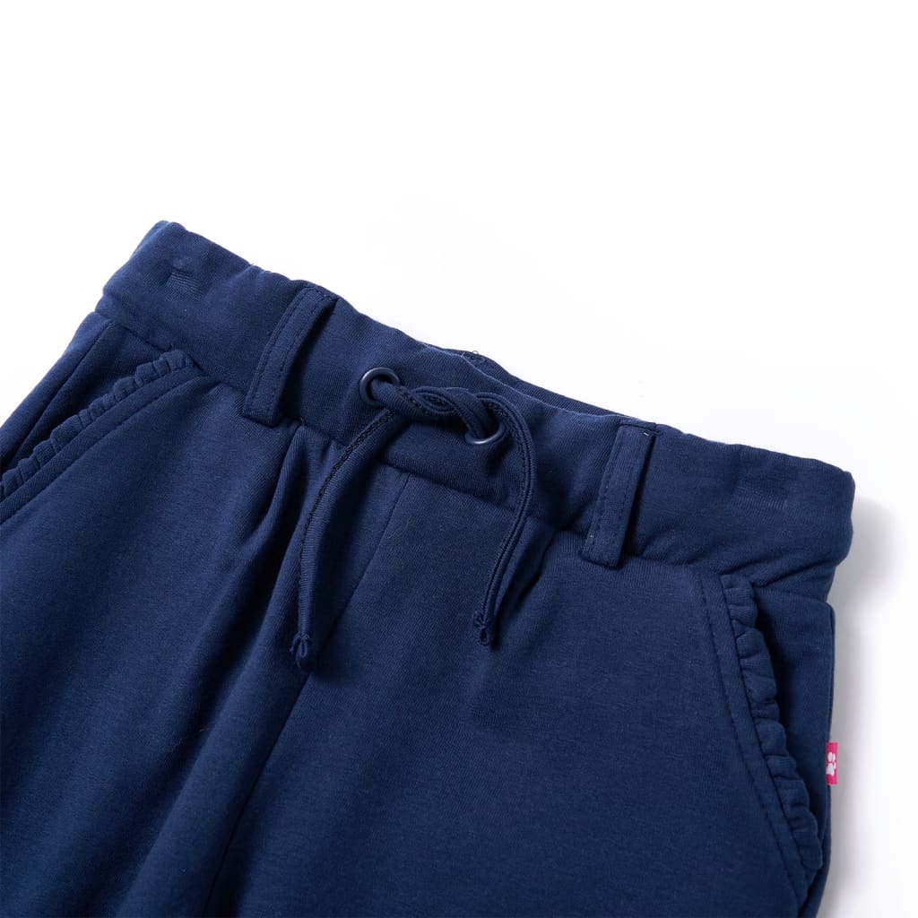 Vidaxl Kinderbroek con blu navy corse 104