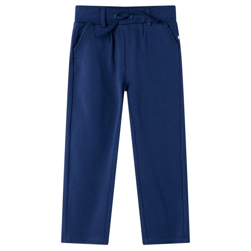 Vidaxl Kinderbroek con cordero 116 azul marino