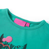 Camisa infantil de Vidaxl con mangas largas 104 Verde brillante