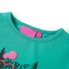 Camisa para niños de Vidaxl con mangas largas 140 de color verde brillante