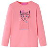 Vidaxl kindershirt met lange mouwen 104 roze
