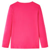Camicia per bambini Vidaxl con maniche lunghe 104 rosa brillante