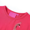 Camicia per bambini Vidaxl con maniche lunghe 116 rosa brillante