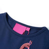 Camicia per bambini Vidaxl con maniche lunghe 92 blu navy