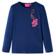 Camicia per bambini Vidaxl con maniche lunghe 104 blu navy