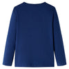Camicia per bambini Vidaxl con maniche lunghe 116 blu navy
