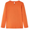 Camicia per bambini Vidaxl con maniche lunghe 104 Oranjebruin