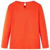 VidaXL Kindershirt met lange mouwen 104 donkeroranje