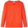 Camicia per bambini Vidaxl con maniche lunghe 116 DONKERORANJE