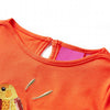 Camicia per bambini Vidaxl con maniche lunghe 128 DONKERORANJE