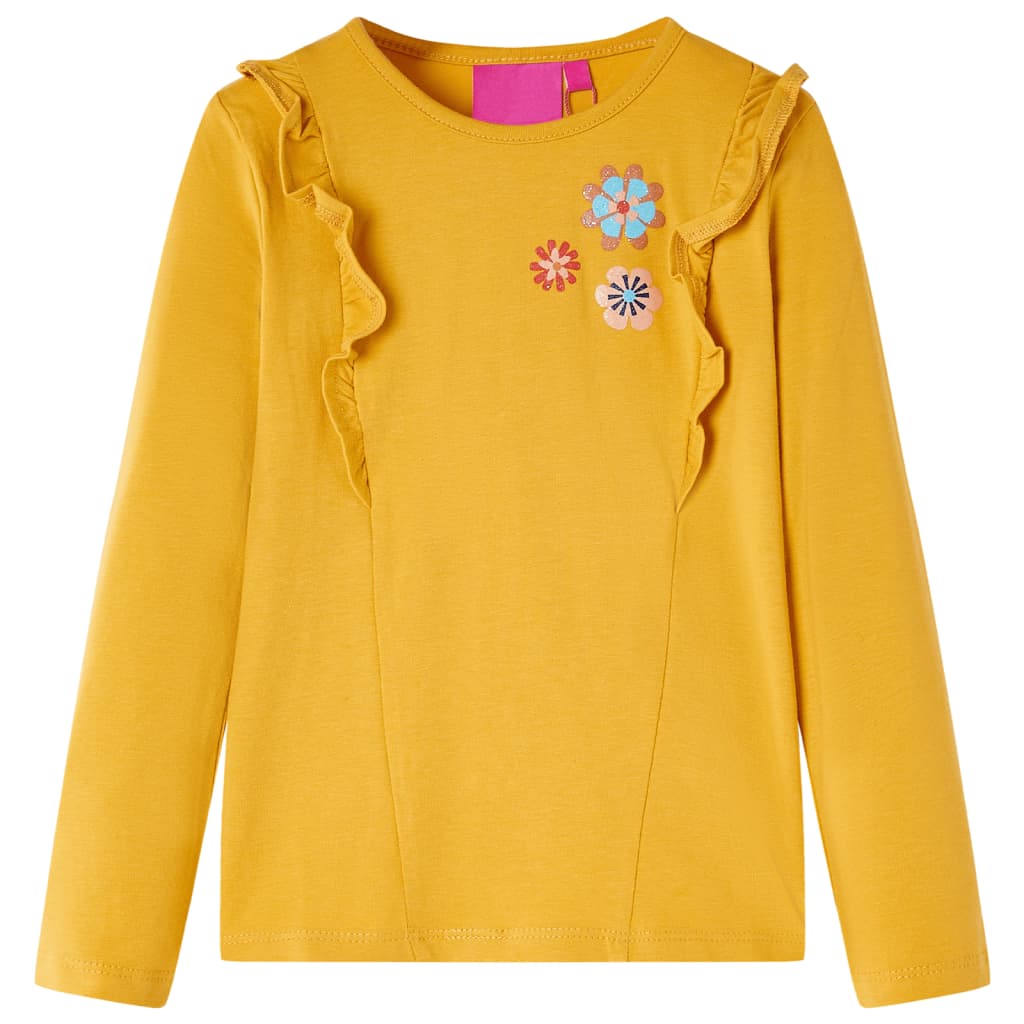 Camicia per bambini Vidaxl con maniche lunghe 116 DONKERKERKLIGENT