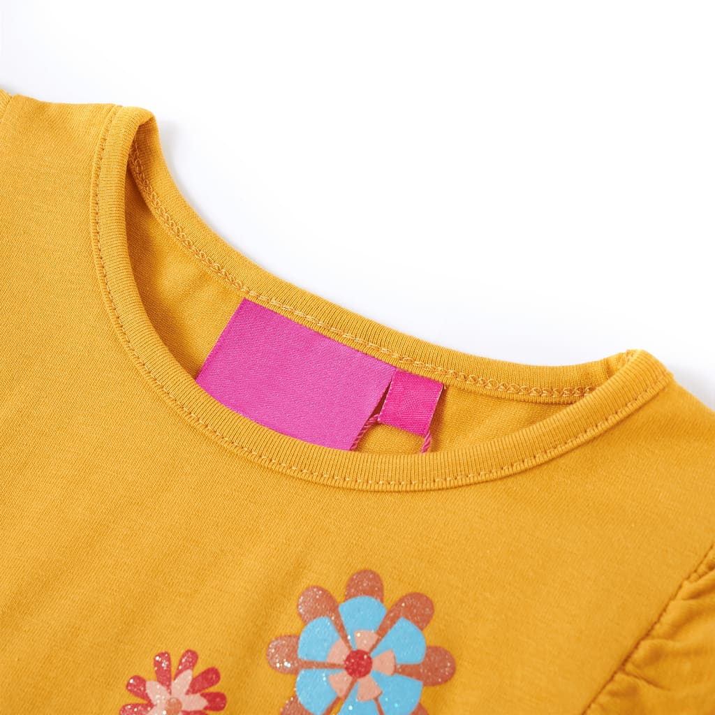 Camicia per bambini Vidaxl con maniche lunghe 116 DONKERKERKLIGENT