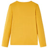 Camicia per bambini Vidaxl con maniche lunghe 140 rame scuro scuro colorato