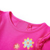 Camicia per bambini Vidaxl con maniche lunghe 116 rosa scuro