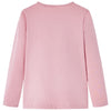 Camicia per bambini Vidaxl con maniche lunghe 116 rosa chiaro