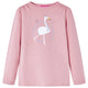 Vidaxl Children's shirt with long sleeves 140 light pink