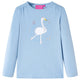 Camicia per bambini Vidaxl con maniche lunghe 104 azzurri