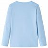 Camisa infantil vidaXL manga larga 116 celeste