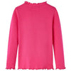 Camisa para niños de Vidaxl con mangas largas 104 Rosa brillante