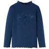 Vidaxl Shirt per bambini maniche lunghe 116 blu navy