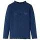 Vidaxl Shirt per bambini maniche lunghe 116 blu navy