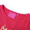 Camicia per bambini Vidaxl con maniche lunghe 116 rosa brillante